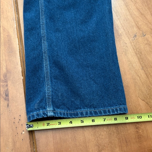 Carhartt Blue Denim Overalls Size 34 - Picture 12 of 16